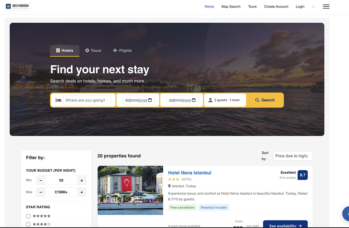 Launching SE Travel Booking: The Joomla Travel Booking Component 