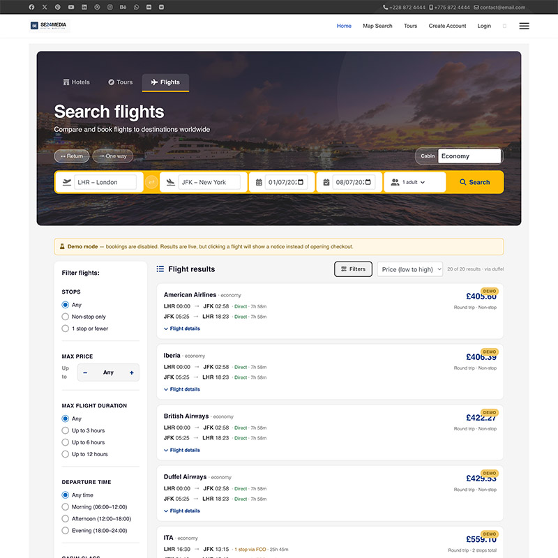 SE Travel Booking - 1