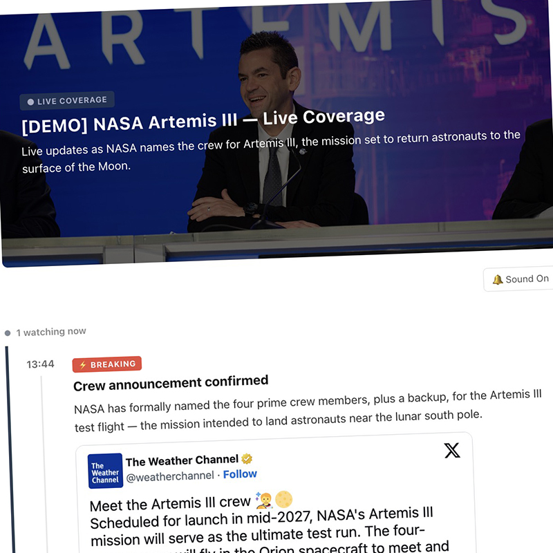 SE Live Blog - 2