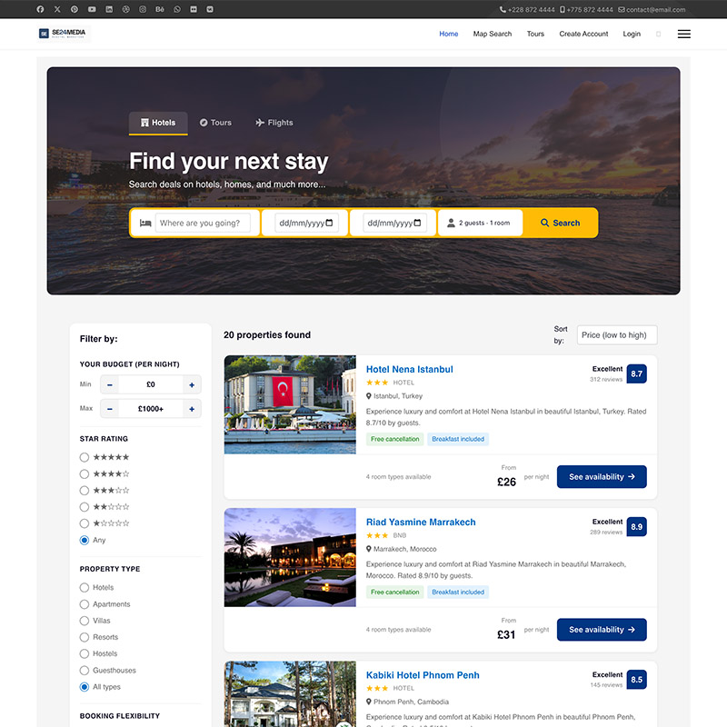SE Travel Booking
